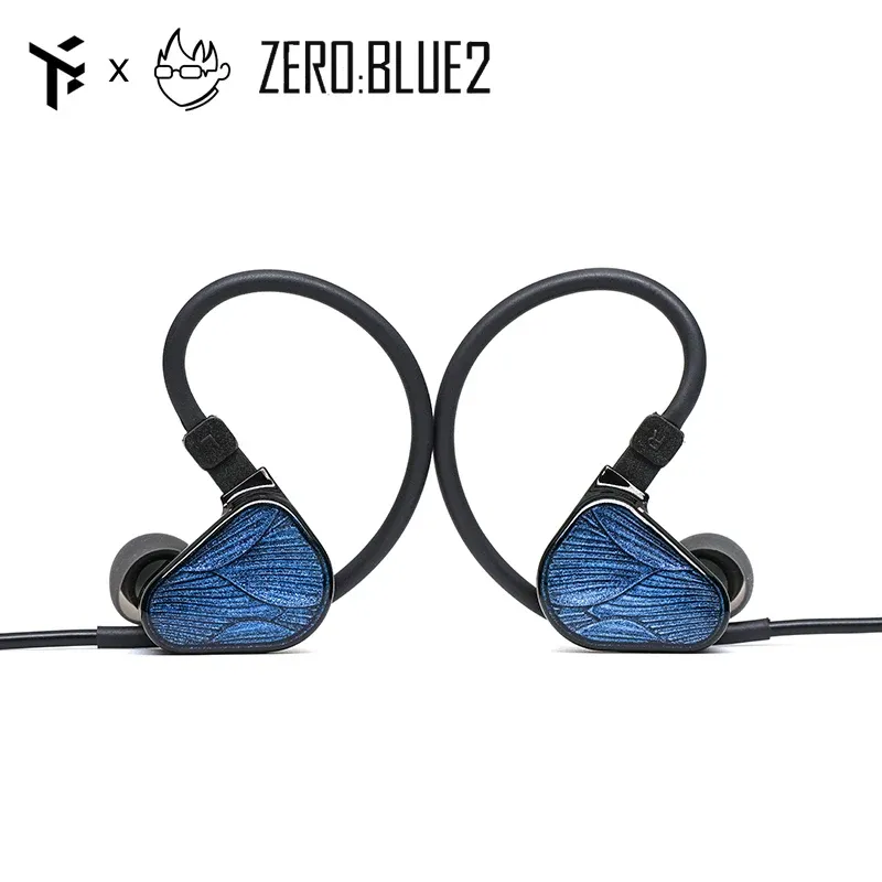 TRUTHEAR x Crinacle Zero:BLUE2 Kopfhörer Kabelgebundene In-Ear-HIFI-Musik-Gaming-Kopfhörer 3,5-mm-Stecker