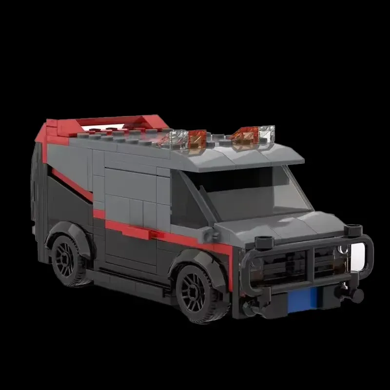 MOC-20604 A-Team Fahrzeug SWAT Team Auto Auto Spielzeug modellPolizei Abteilung Auto Ziegel Gebäude Set Kinder ToyGift 242PCS