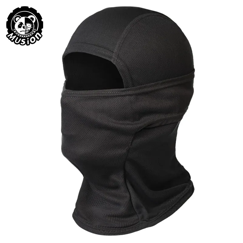 Musion Motorrad Sturmhaube Sonnenschutz Vollgesichtsmaske Atmungsaktives Mesh Airsoft Maske Sturmhaube Fahrrad Radfahren Kopfbedeckung Unde