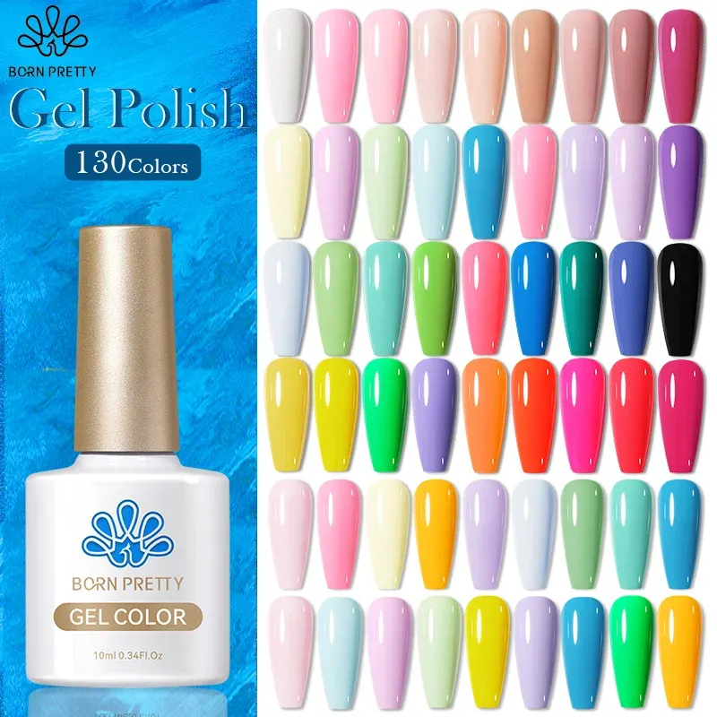 BORN PRETTY 10 ml Frühling Sommer Farbe Gel Nagellack Semi Permanent Hohe Qualität Soak Off UV LED DIY Vernis Maniküre salon Nägel
