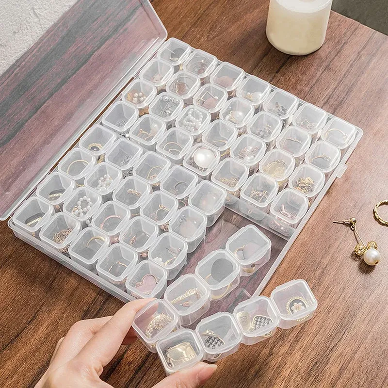 56/28 Diamant Stickerei Box Diamant Malerei Kreuz Stich Werkzeuge Zubehör Boxen Fall Nützliche Lagerung Zerlegbar