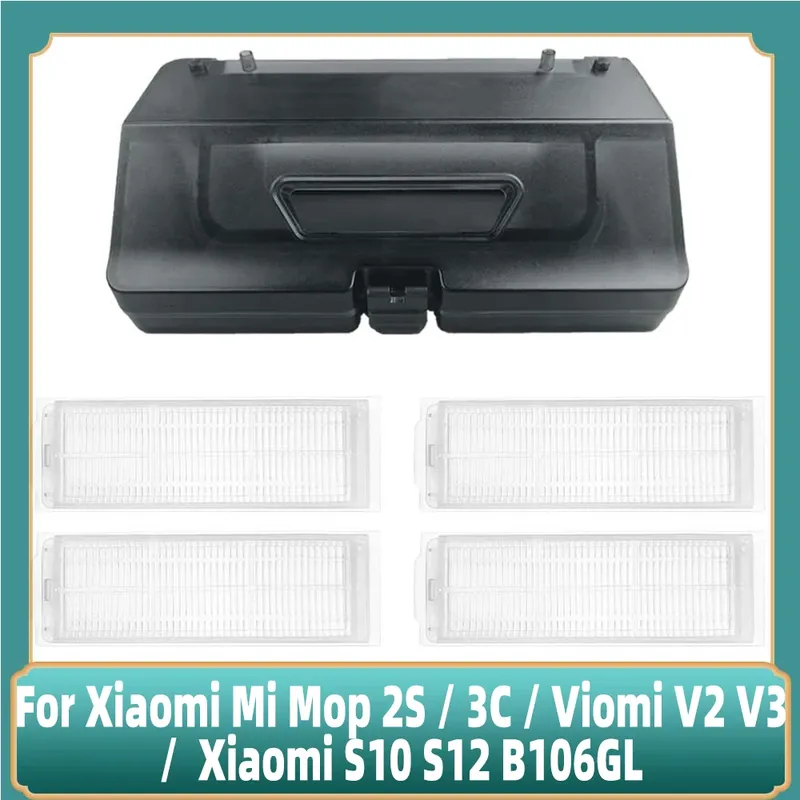 2-in-1-Wassertank-Staubbox passend für Xiaomi Mi Mop 2S / 3C / Viomi V2 V3 / Xiaomi S10 S12 B106GL