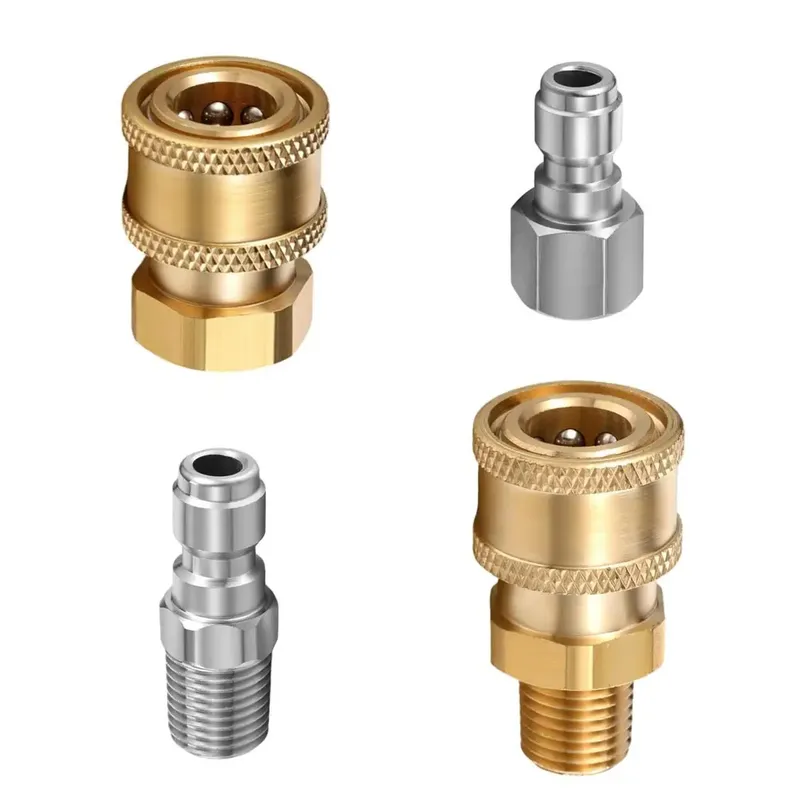 Hochdruckreiniger-Düse, 1/4 Zoll, Schnellstecker, Kupplung mit G1/4 Außengewinde, Fitting-Adapter
