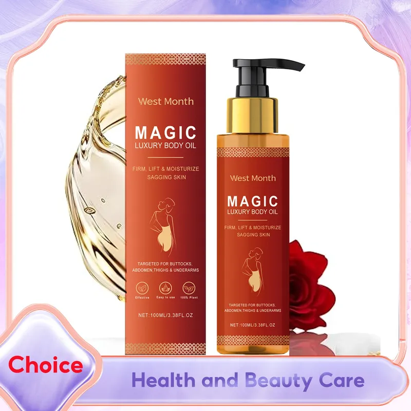 Magic Body Firming Oil Straffendes, feuchtigkeitsspendendes, trockene Haut, Anti-Aging-Cellulite-Entferner, Massage, erfrischendes, luxuriöses Körperöl nach der Dusche
