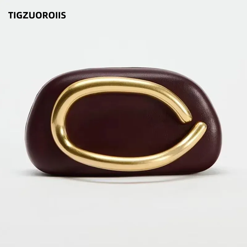 Gold Metall Verschluss Box Clutch Tasche Frauen Abend Hochzeit Party Nette Handtasche Tasche Handtasche Dunkelrot Beige 2025, Frühjahr Neue Mode