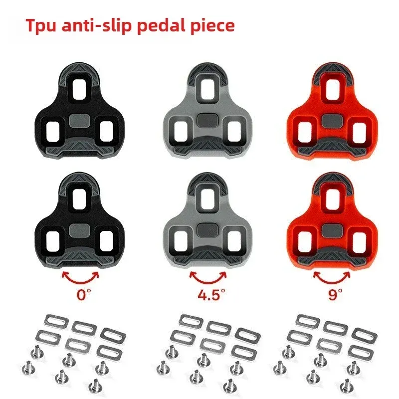 Für KEO Bike CC für LOOK KEO Rennrad-Pedale, Selbstverriegelnde 0/4,5/9 Grad Fahrradschuh-Klammern, Pedalclips