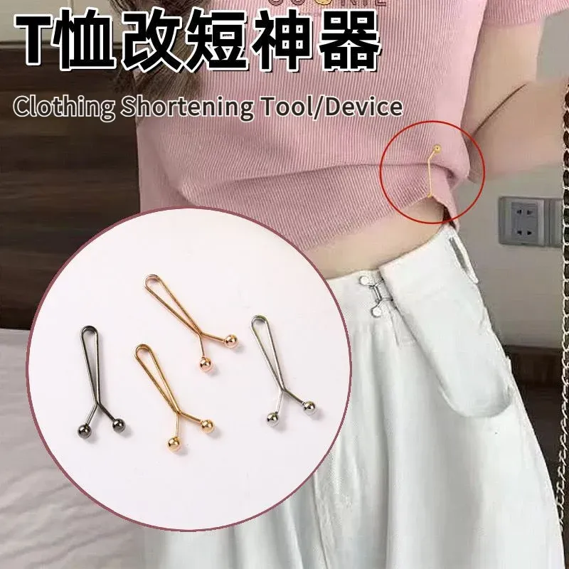 Unsichtbare Metallklammern für Korsett, verstellbare Knopfklammern, geeignet für Jeans und Kleidung, Modeaccessoire 4-teiliges Set