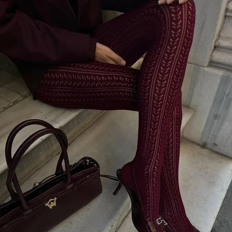 1 Paar Lolita Vintage Strumpfhosen für Damen, modische, ausgehöhlte Netzstrumpfhose, geformte Netzstrümpfe für Kleider, Frühlings-Leggings