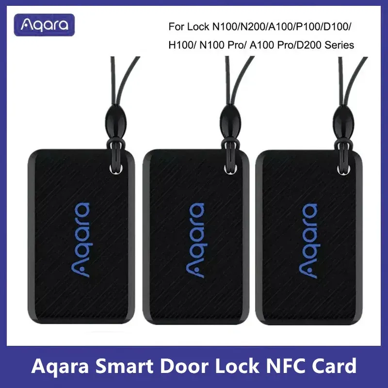 Original Aqara Smart Türschloss NFC-Karte für Aqara Smart Türschloss N100 N200 P100 D200 Serie EAL5+ Level Safety Programmsteuerung