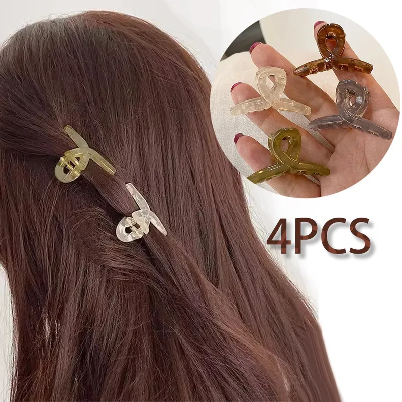 Neue 4PCS Haar Clip Kleine Haarnadeln für EINE Frau Damen Haar Clip Haarspange Mädchen Schnalle für Haar Klaue zubehör