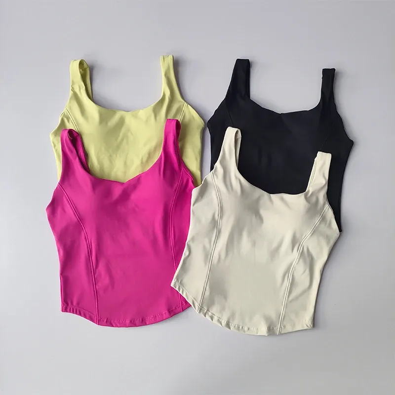 Frauen Sexy Sport-Bh Crop Tops Rohr Top Bh Weibliche Streetwear Ärmel Camis Nahtlose Sport Dessous T Crop Top Sport Weste