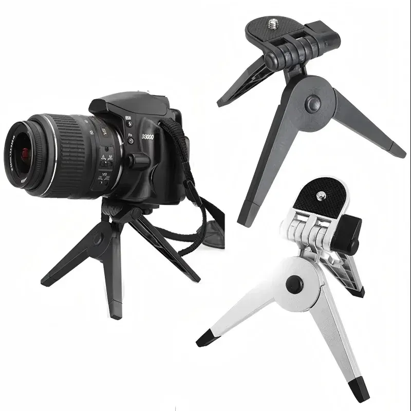 Universeller tragbarer klappbarer Stativständer für Canon Nikon Sony Kamera DV Camcorder DSLR SLR Kamerastative Zubehör Gurtgürtel