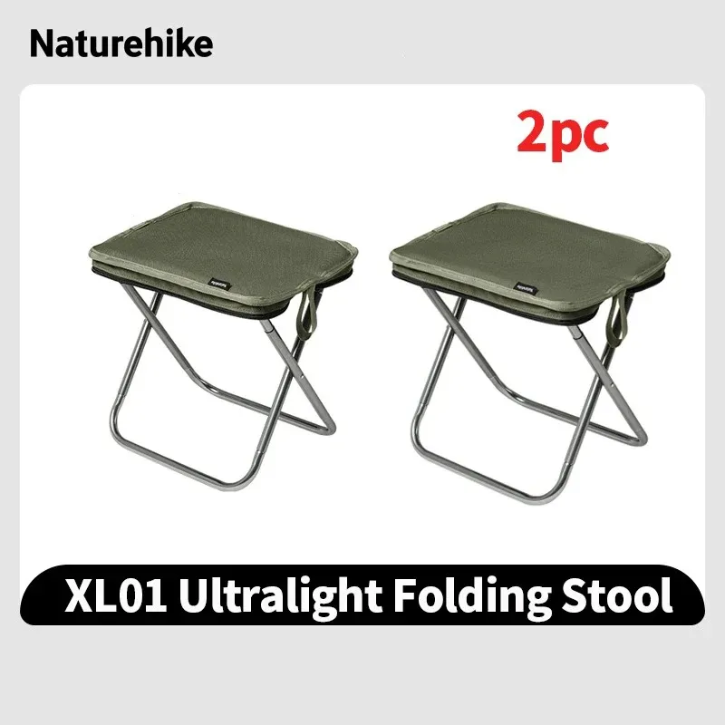 Naturehike 2024 Neuer Campingstuhl, tragbar, leicht, für den Außenbereich, Aluminiumstuhl, hohe Belastung, faltbar, für Reisen, Strand, Angeln