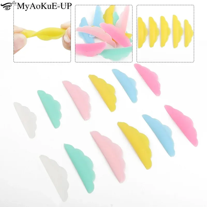 5 Pairs Wimpern Lifting Kit Silikon Wimpern Dauerwelle Pad Wimpern Verlängerung Lift Schild Stangen 3D Wimpern Curler Applikator Make-Up-Tools