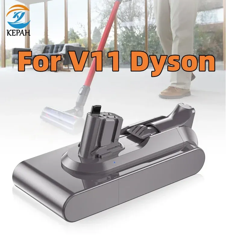 V11 Akku 5000–12800 mAh 25,2 V Akku für Dyson V11 SV15 SV16 SV17 SV18 SV22, V11 Animal Fluffy Staubsauger Li-Ionen-Akku