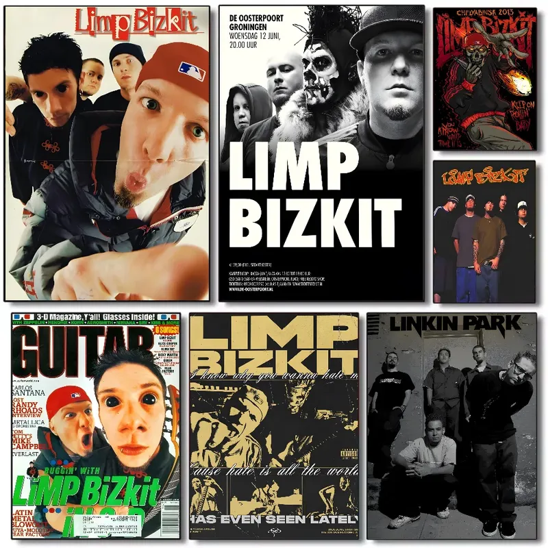 L-Limp Band Bizkit Poster HD Kunst klebrige Wand wasserdicht Zuhause Wohnzimmer Schlafzimmer Bar ästhetische Dekoration