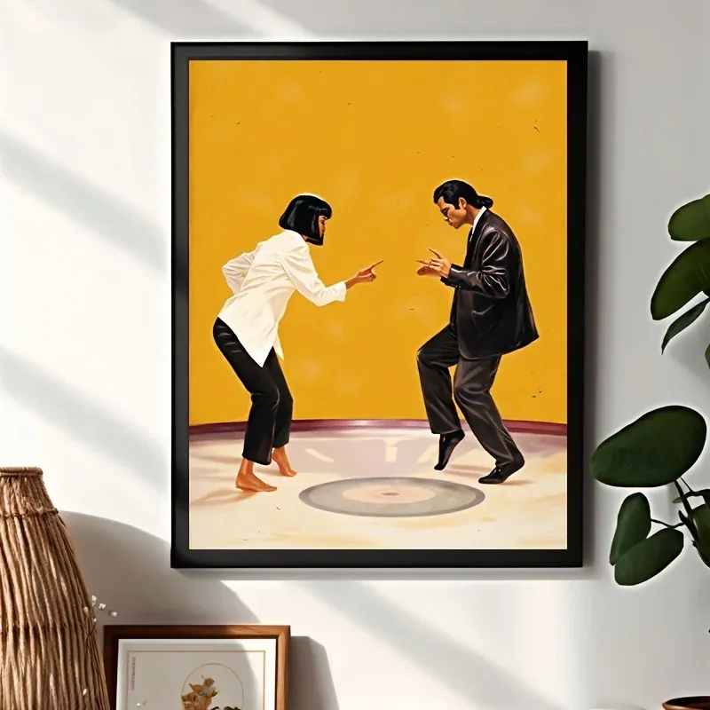 Pop Street Art Graffiti Poster Ästhetik Klassische Filme Pulp Fiction Leinwand Malerei Wand Kunst Home Gallery Room Decor Bar Cafe