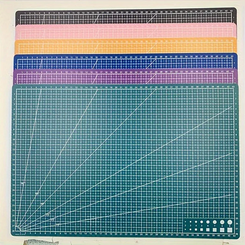 A3 A4 A5 PP Schneidematte für Arbeitstisch, Patchwork Schneidpad, Nähmatte, Manuell, DIY, Messer, Gravur, Leder Schneidebrett, Einseitige Unterlage Patchwork Schneidepad Multifunktionale Schneidematte Klingenmatte