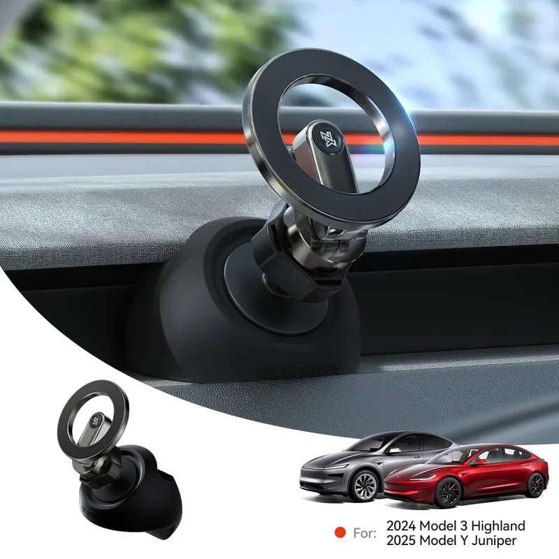 YZ Magnetische Handyhalterung für Tesla 2026 Model 3/Y/YT Highland Juniper Lüftungsschlitz-Halterung 360 Grad Drehbar