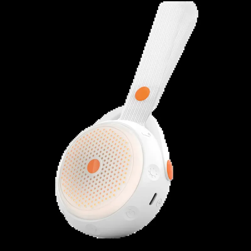 Tragbares Bluetooth-Weißgeräuschgerät mit 12 beruhigenden, entspannenden Geräuschen und Silikon-Schlaftimer-Nachtlicht für Babys und Erwachsene