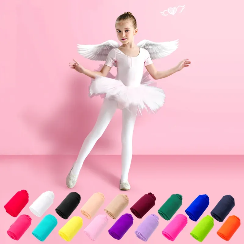 Student Kinder Candy Einfarbig Strumpfhosen Ballett Tanz Strumpfhosen Kinder Mädchen Samt Strümpfe Socke Hosen Für Baby Mädchen Leggings