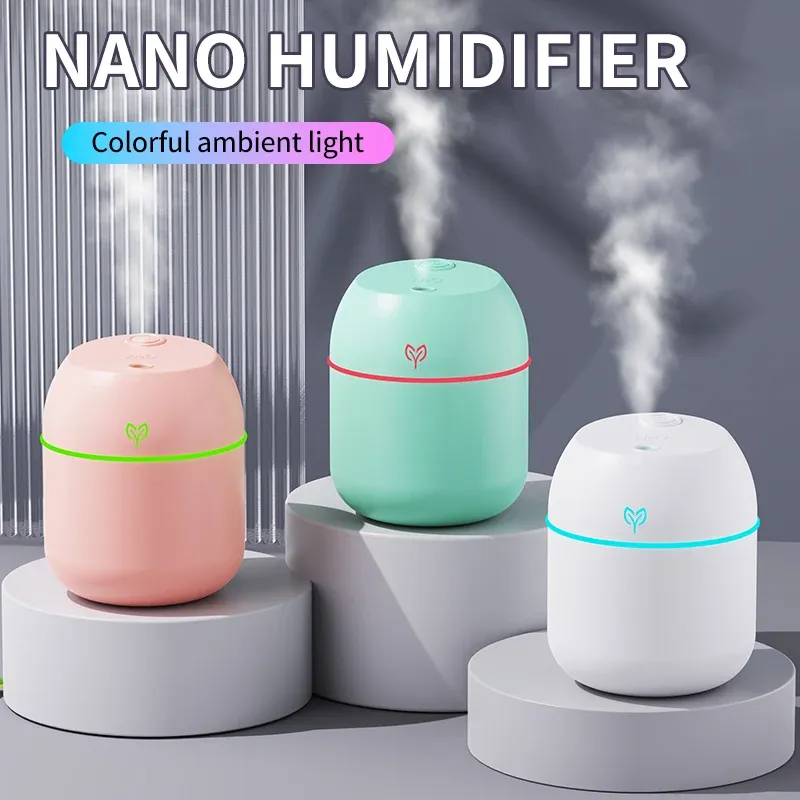 220 ML große nebel menge usb luftbefeuchter Kleine desktop luftbefeuchter hause intelligente auto aromatisierung maschine