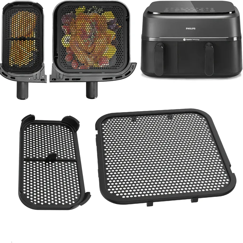 2Pcs Neue Air Friteuse Splash Schutz Philips-N350 Splash Proof Abdeckung Mesh Screen Protector Zubehör für Philips Airfryer Hause werkzeug