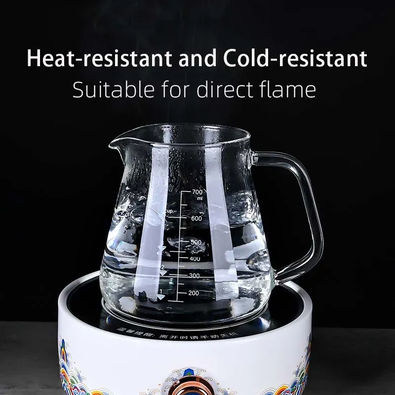 Klares Borosilikatglas Espresso Barista Pour Over Coffee Maker Server Dripper Zubehör Werkzeuge