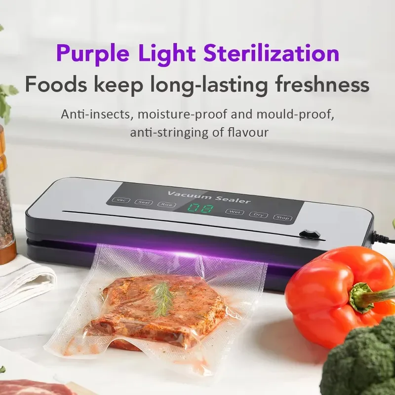 Neue aktualisierte Vakuumiermaschine Verpackung Multifunktions-Mini-Handvakuumiermaschine für Lebensmittel