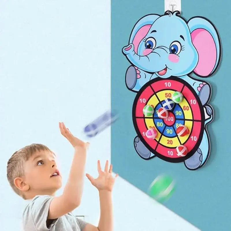 Sticky Ball Dart Board Target Sportspiel Spielzeug für Kinder von 3 bis 8 Jahren Outdoor-Spielzeug Kinder pädagogische Brettspiele