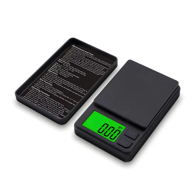 0,01 g Küchenwaage Hochpräzise kleine elektronische Waage Präzisionswaage mit hintergrundbeleuchtetem LCD zum digitalen Wiegen von Lebensmitteln und Schmuck