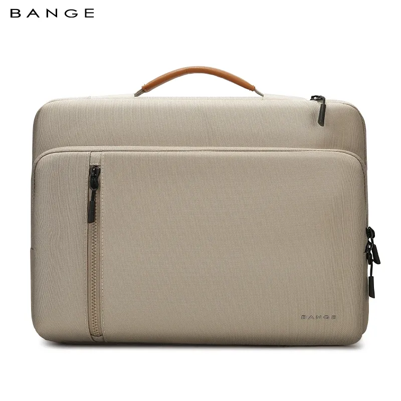 BANGE Schlanke Laptop-Hülle, 14–15,6 Zoll, Notebook-Tasche für Herren, stoßfeste Computer-Aktentasche für Geschäftsreisen, Laptop-Tasche
