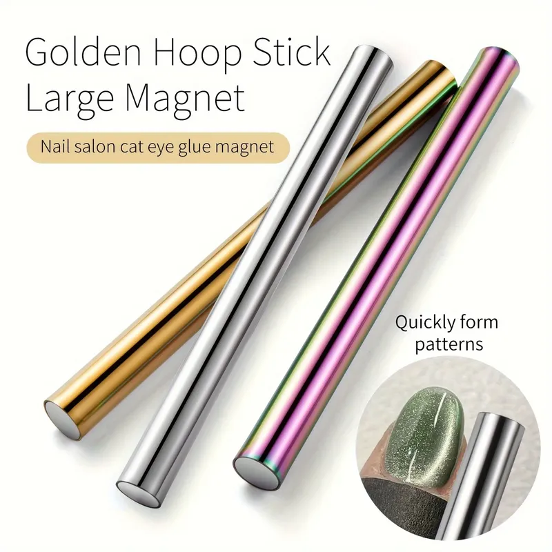 YIKOOLIN Super Lange Doppelkopf Nagel Magnet Werkzeug Stifte Magnetische Cat Eye Gel Polnisch Nail art Kit für DIY Salon Studio Oder Heimgebrauch