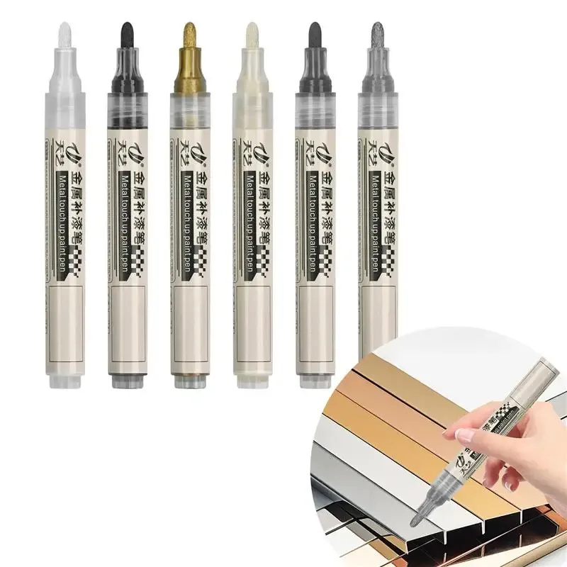 1PCS Automotive Rad Touch-Up Stift Farbe Reparatur Stift Silber Grau Goldene Schwarz Von Einrichtungs Helle Metall Oberfläche reparatur