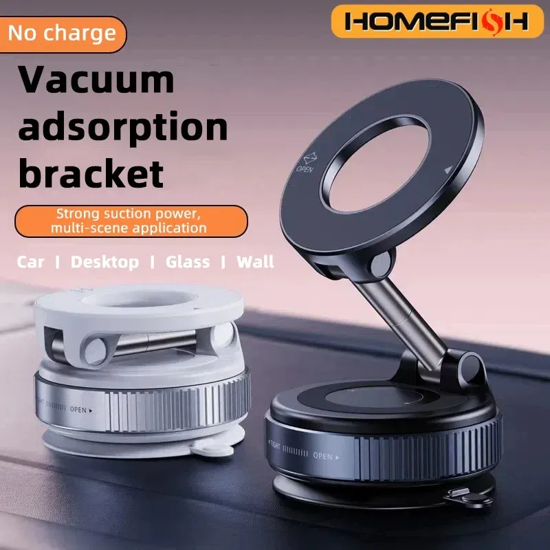 HOMEFISH K007 Magnetischer Telefonhalter | Dreiachsige Drehung zur freien Einstellung | Eine praktische Wahl für mehrere Szenarien.