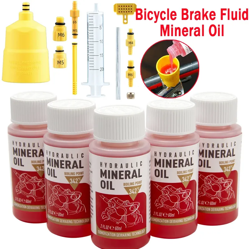 Fahrrad-Bremsflüssigkeit, Mineralöl-Systemflüssigkeit, Radfahren, Mountainbikes für Fahrradzubehör, Ölinjektor, hydraulisches Scheibenbremsöl