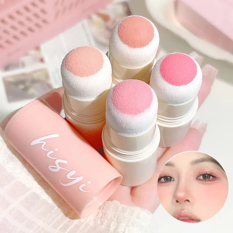 HISYI Yunrou Soft Fog Blush Stick – energisch und federnd, koreanischer Stil, aufhellend, doppelt verwendbar für Lippen und Wangen