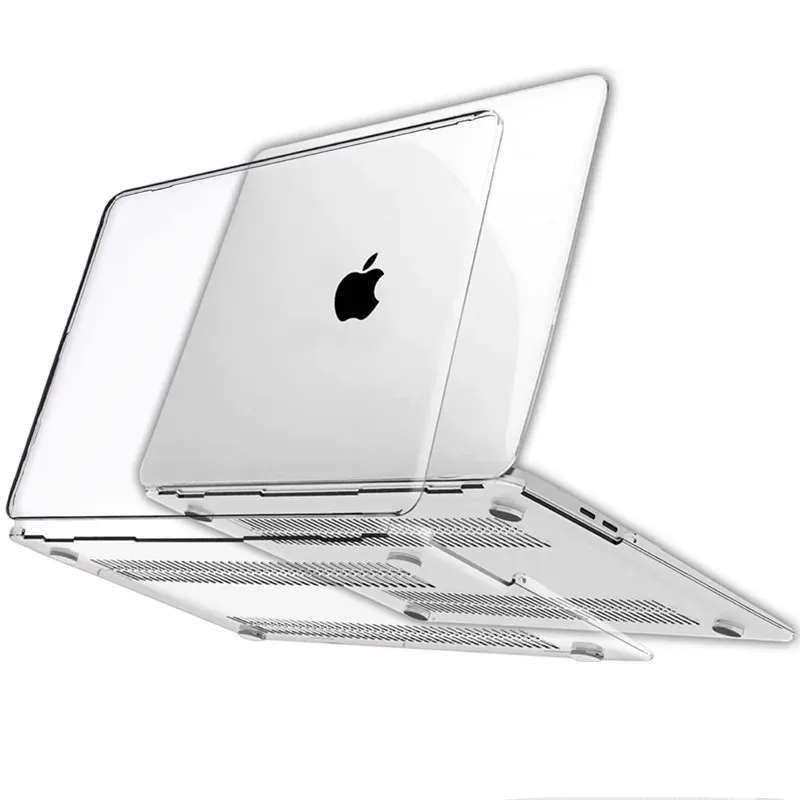 Kristallklare Laptoptasche für MacBook Air 13,6 M4 15 M3 Hardcover für Mac Book Pro 13 M1 M2 14 M4 16 2025 Hülsenzubehör