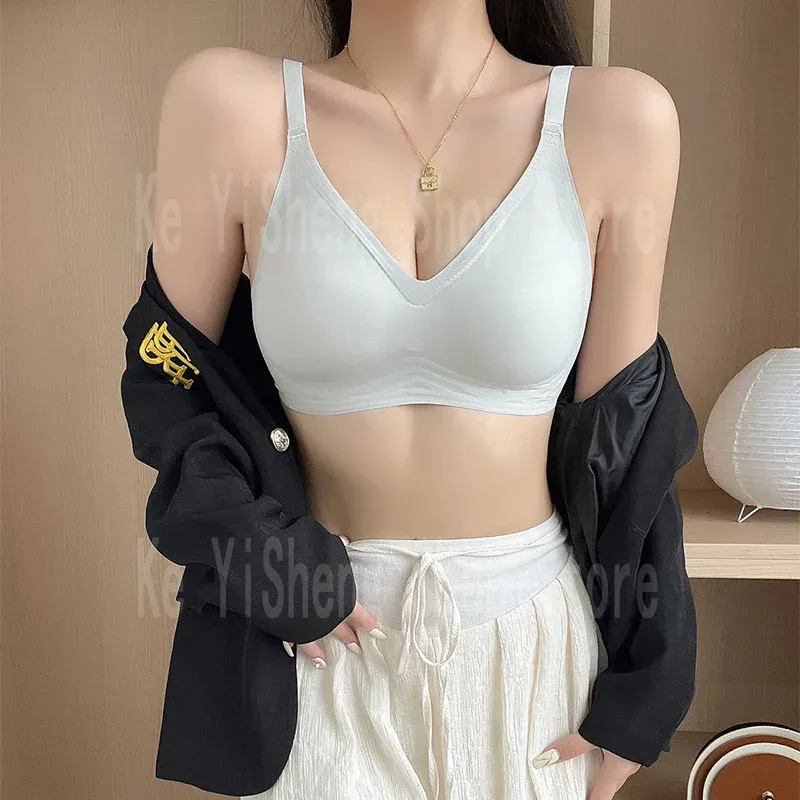 Nahtloser BH für kleine Brüste. Damen-Push-up-BH mit kleiner Brust, bequem, ohne Bügel, weicher Halt, geschlossener Brust-BH