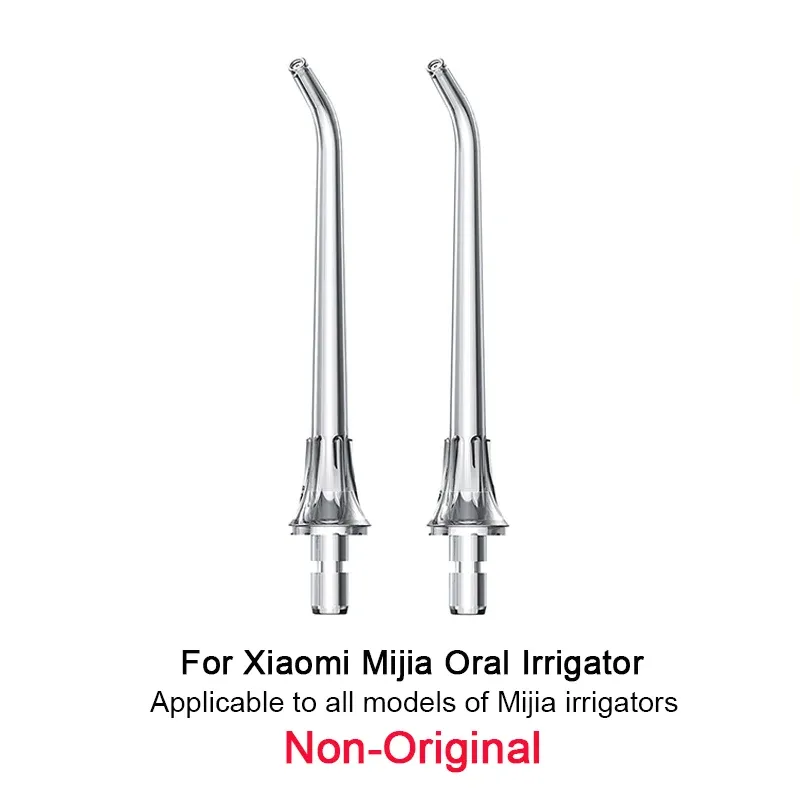 Ersatz-Wasserflosser-Düsen für XIAOMI Mijia Munddusche, alle Modelle, Waterpick Standard/ kieferorthopädische Nachfüllspitzen, 2 Stück