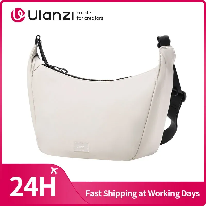 Ulanzi HMN1 Lunar Sling Bag Weiß/Schwarz Umhängetasche Reisetasche für Kamera Smartphone Fülllicht