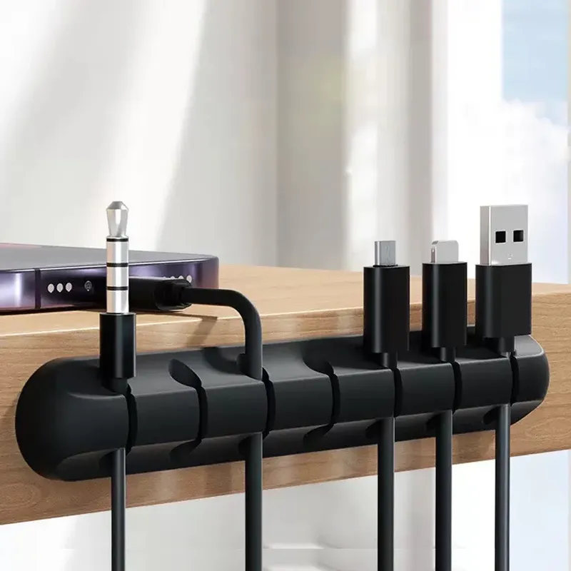 Selbstklebende Kabelhalter-Clips, Kabelmanagement, Kabel-Organizer für den Schreibtisch, USB-Ladekabel, Nachttisch, Netzkabel, Mauskabel