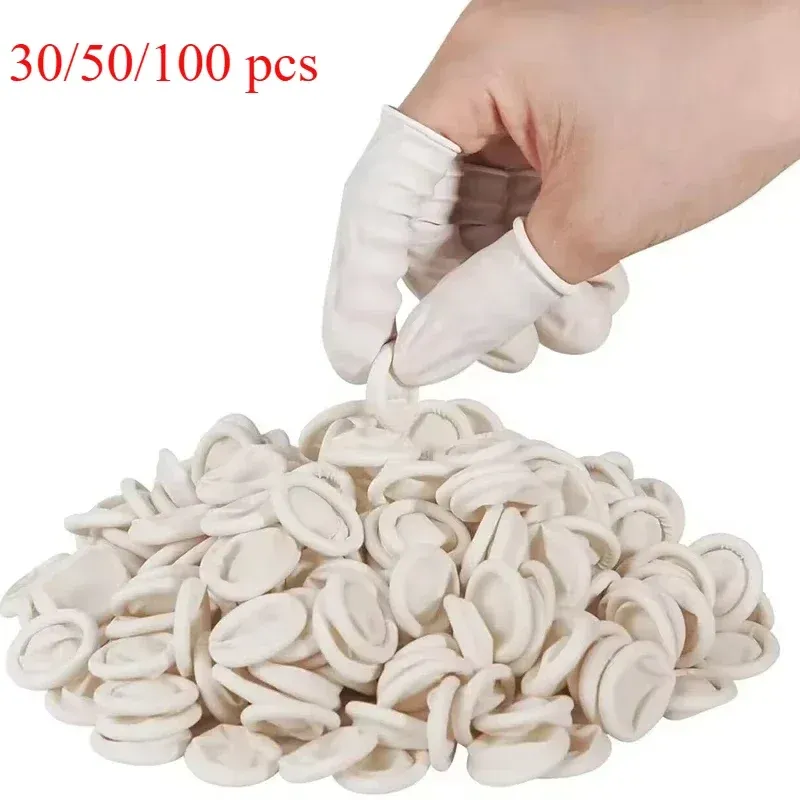 30/50/100 stücke Latex Fingerspitzen Schutz Handschuhe Uhr Reparatur Werkzeug Nicht-slip Anti-statische für Uhrmacher Kit gummi Handschuhe