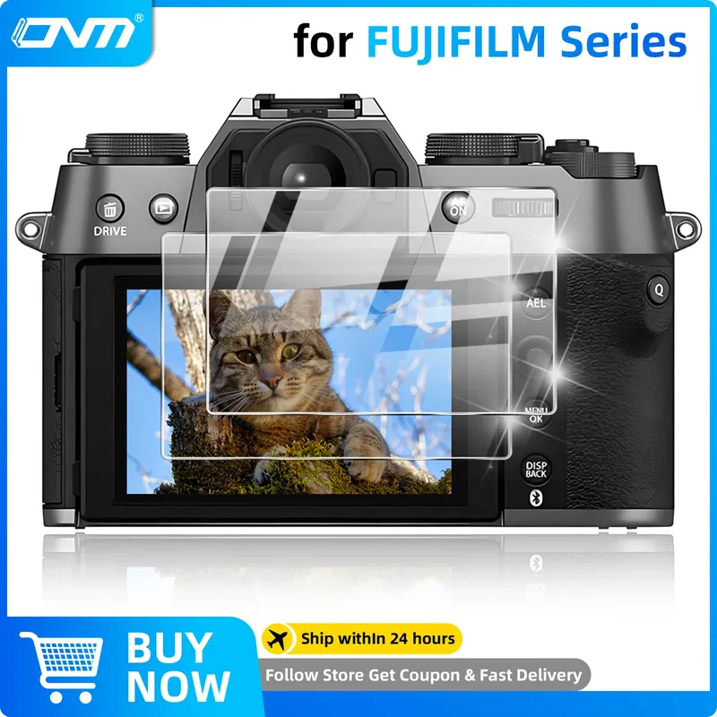 2er-Pack gehärtetes Glas für Fujifilm XT50 XT30 XT5 XT4 X100VI X100V X100IV XS20, kratzfeste Displayschutzfolie, Zubehör