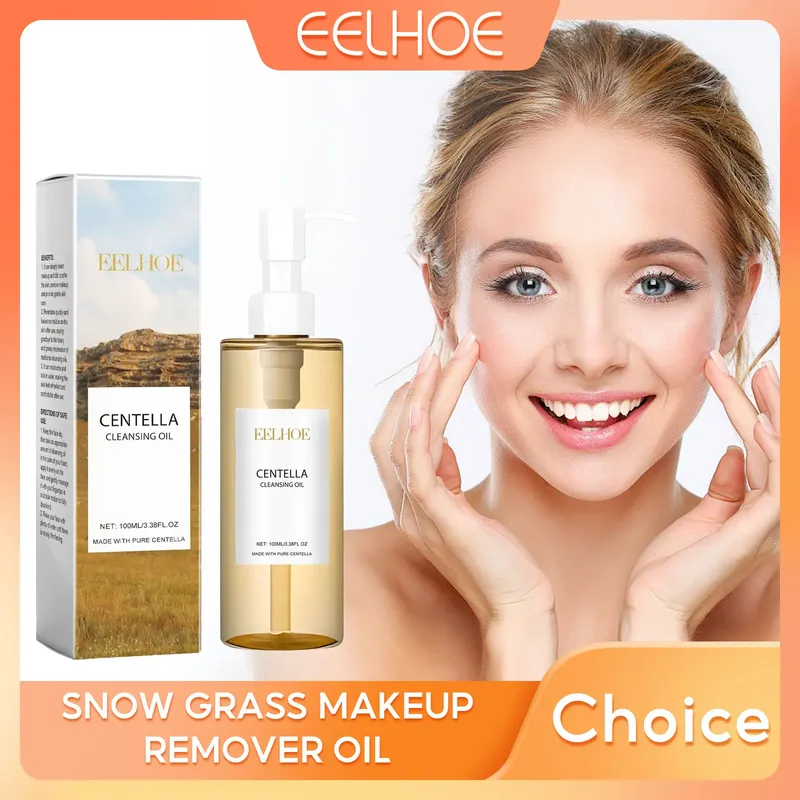 Centella Reinigungsöl, Make-up-Entferner, sanfte Gesichtsreinigung, feuchtigkeitsspendend, Vitamin E, Ölkontrolle, Schrumpfung der Poren, Hautpflegeprodukte