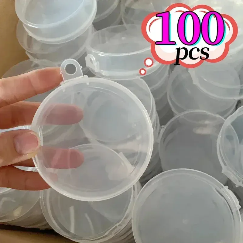 Doppelschichtige faltbare Puderquaste-Box, transparent, staubdicht, Aufbewahrungsbox, Luftkissen, Make-up, Baumwolle, tragbare Aufbewahrungsbox