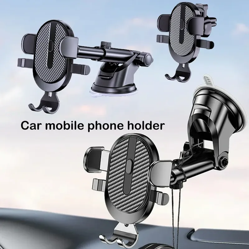 Upgrade-Version Universal Auto Handyhalter Multifunktionale Universal Air Vent Mount Sucker Halterung Auto Smartphone Halter