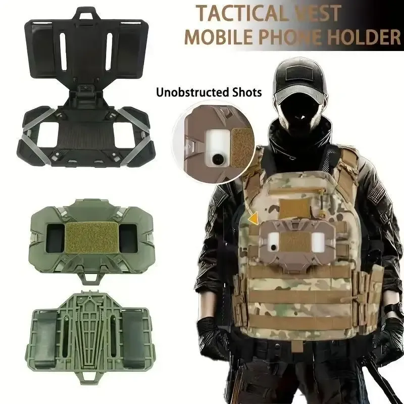 NEUE Taktische MOLLE Gefaltete Navigation Bord Handys Navigator Halter Weste Brust Tasche Admin Panel Jagd Weste Zubehör