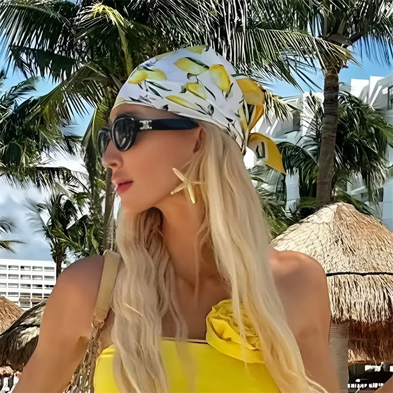 Kopf Schal Frauen Luxus Marke Platz Seide Foulard Satin Bandana Sommer Weiche Halstuch Hijab Haar Schals Für Damen