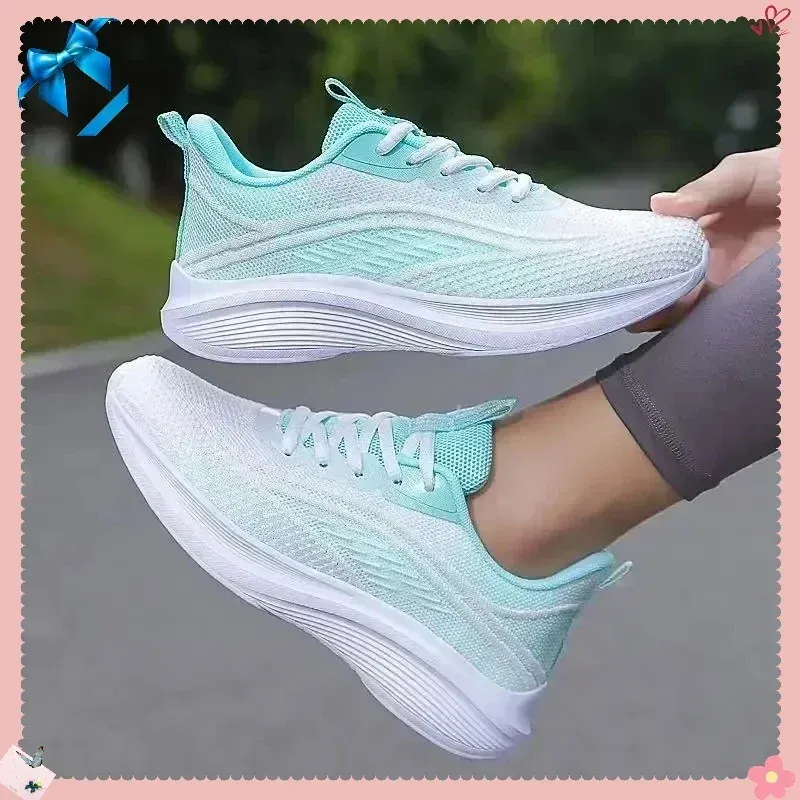 Neue 2025, lässige Laufschuhe für Damen – rutschfestes Mesh, atmungsaktiv, modisch für Sommerwandern und Tennis, Paar-Option